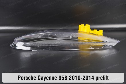 Стекло на фару Porsche Cayenne 958 (2010-2014) II поколение дорестайлинг левое.В. . фото 9