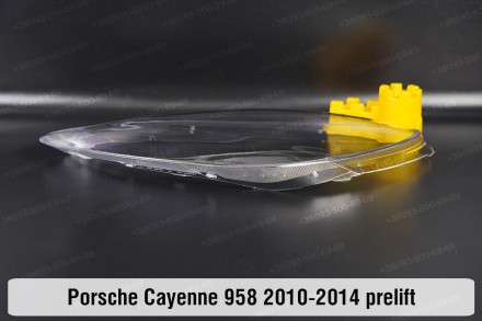 Стекло на фару Porsche Cayenne 958 (2010-2014) II поколение дорестайлинг левое.В. . фото 5