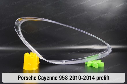 Стекло на фару Porsche Cayenne 958 (2010-2014) II поколение дорестайлинг левое.В. . фото 3