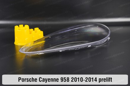 Стекло на фару Porsche Cayenne 958 (2010-2014) II поколение дорестайлинг левое.В. . фото 4
