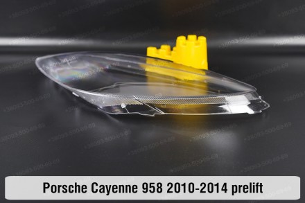 Стекло на фару Porsche Cayenne 958 (2010-2014) II поколение дорестайлинг левое.В. . фото 6
