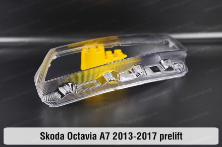 Стекло на фару Skoda Octavia A7 (2012-2017) III поколение дорестайлинг левое.В н. . фото 6