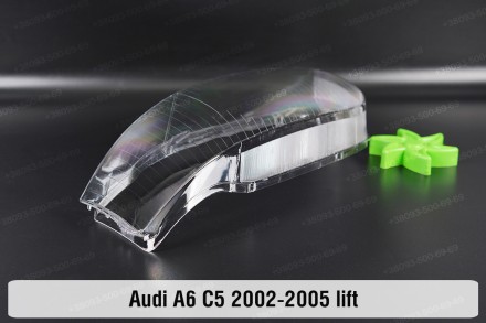 Скло на фару Audi A6 C5 (2001-2004) II покоління рестайлінг ліве.
У наявності ск. . фото 9