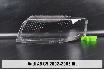Скло на фару Audi A6 C5 (2001-2004) II покоління рестайлінг ліве.
У наявності ск. . фото 2