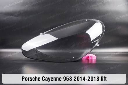 Стекло на фару Porsche Cayenne 958 (2014-2018) II поколение рестайлинг левое.В н. . фото 2