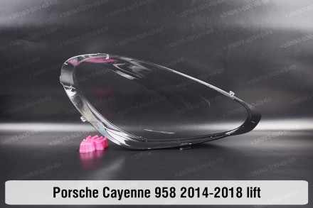 Стекло на фару Porsche Cayenne 958 (2014-2018) II поколение рестайлинг левое.В н. . фото 3