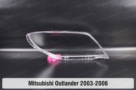 Стекло на фару Mitsubishi Outlander 1 (2003-2009) I поколение левое.В наличии ст. . фото 3