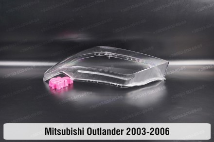 Стекло на фару Mitsubishi Outlander 1 (2003-2009) I поколение левое.В наличии ст. . фото 4