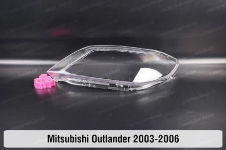 Стекло на фару Mitsubishi Outlander 1 (2003-2009) I поколение левое.В наличии ст. . фото 7