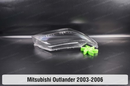 Стекло на фару Mitsubishi Outlander 1 (2003-2009) I поколение правое.В наличии с. . фото 8