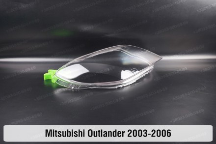 Стекло на фару Mitsubishi Outlander 1 (2003-2009) I поколение правое.В наличии с. . фото 7