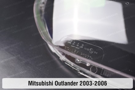 Стекло на фару Mitsubishi Outlander 1 (2003-2009) I поколение правое.В наличии с. . фото 5