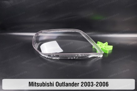 Стекло на фару Mitsubishi Outlander 1 (2003-2009) I поколение правое.В наличии с. . фото 6