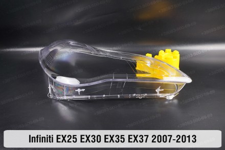 Скло на фару Infiniti EX25 EX30 EX35 EX37 J50 (2007-2013) I покоління праве.У на. . фото 7