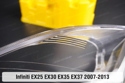 Стекло на фару Infiniti EX25 EX30 EX35 EX37 J50 (2007-2013) I поколение правое.В. . фото 8