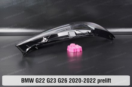 Скло на фару BMW 4 G22 G23 G26 (2020-2024) дорестайлінг ліве.
У наявності скло ф. . фото 4