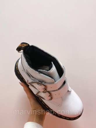 Женские ботинки белые демисезонные Dr. Martens 
Dr. Martens — это лучшая обувь в. . фото 4