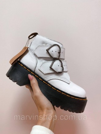 Женские ботинки белые демисезонные Dr. Martens 
Dr. Martens — это лучшая обувь в. . фото 2