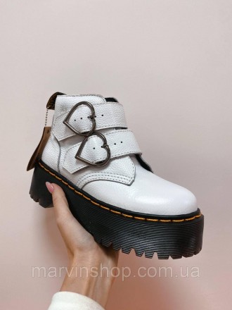 Женские ботинки белые демисезонные Dr. Martens 
Dr. Martens — это лучшая обувь в. . фото 3