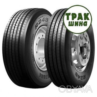 Грузовая шина Bridgestone R249 Ecopia (рулевая) 385/65 R22.5 160K. . фото 1