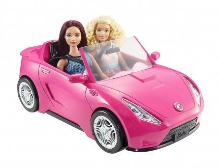 
Машинка для ляльки Barbie Кабріолет мрії 
 
Barbie кабріолет від бренда Mattel . . фото 4