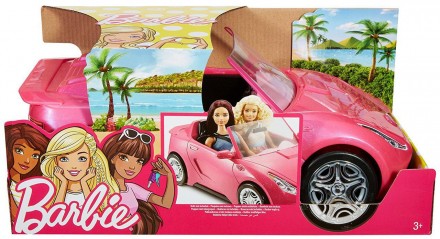 
Машинка для ляльки Barbie Кабріолет мрії 
 
Barbie кабріолет від бренда Mattel . . фото 9