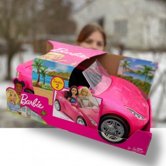 
Машинка для ляльки Barbie Кабріолет мрії 
 
Barbie кабріолет від бренда Mattel . . фото 2