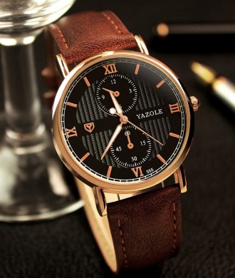 
 Мужские наручные часы Yazole
 Характеристики:
Материал корпуса - метал;
Матери. . фото 6