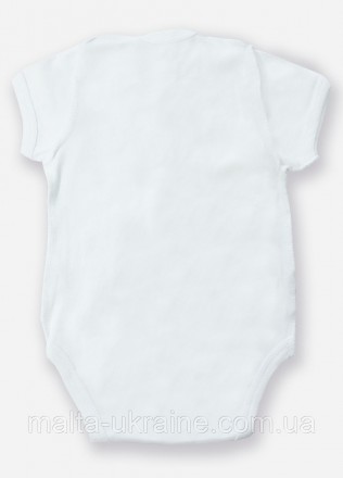 
Боди для новорожденных Мальта Д219-01 белый с оригинальным принтом. Изготовлен . . фото 3