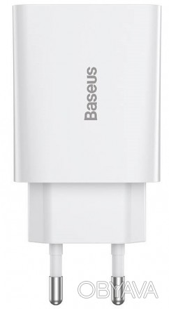 Описание Адаптера сетевого BASEUS CCFS-SN02 Speed Mini USB Type-C 20W, 3A, белог. . фото 1