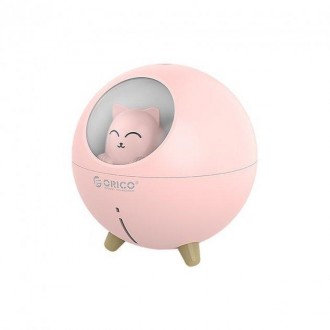Описание Увлажнителя воздуха с ночником Planet Cat Humidifier WK WT-A06, розовог. . фото 3