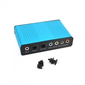 USB звуковая карта CM6206 внешняя 5.1 SPDIF аппаратная. Дніпро. фото 1 USB звуковая карта CM6206 внешняя 5.1 SPDIF аппаратная. Дніпро. фото 1