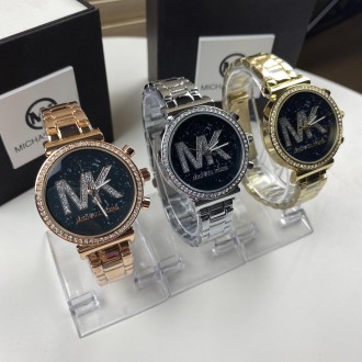 
Женские наручные часы в стиле Michael Kors в подарочной фирменной коробочке, кв. . фото 3
