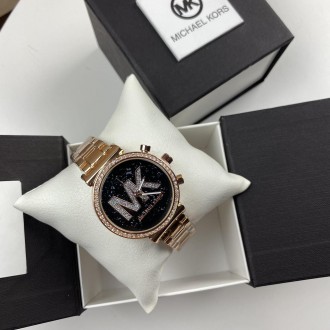 
Женские наручные часы в стиле Michael Kors в подарочной фирменной коробочке, кв. . фото 6
