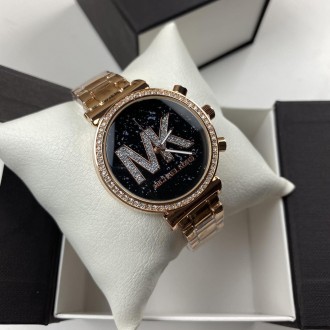 
Качественные женские часы Michael Kors люкс реплика золотистые серебристые
 Выс. . фото 10