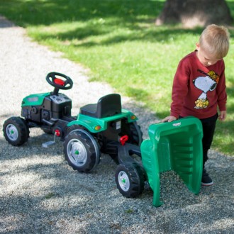 Педальный трактор -отличный подарок для ребенка на любой случай. Трактор имеет с. . фото 5