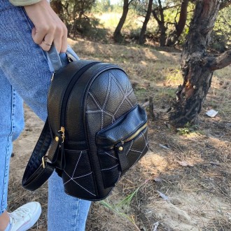 
Женский городской рюкзак черный эко кожа
 Характеристики:
Материал: Плотная и в. . фото 5