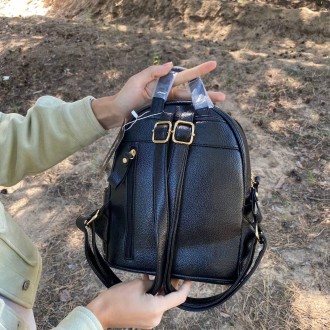 
Женский городской рюкзак черный эко кожа
 Характеристики:
Материал: Плотная и в. . фото 10