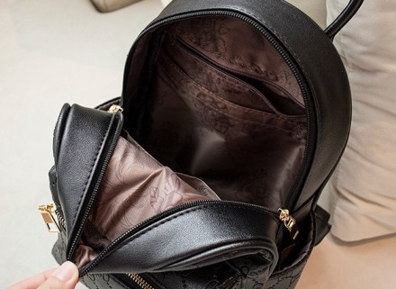
Женский городской рюкзак черный эко кожа
 Характеристики:
Материал: Плотная и в. . фото 4