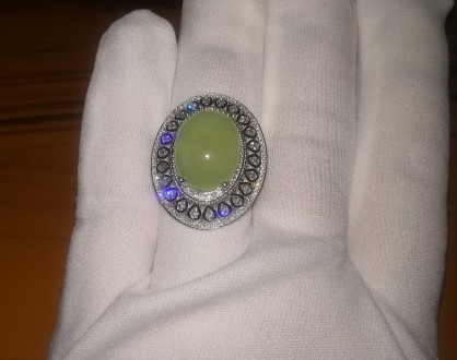 Очень красивое серебряное кольцо 925 проба.Размер 18 .Проба проставлена.Производ. . фото 10