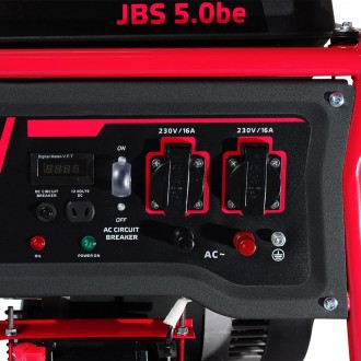ОПИСАНИЕ Бензиновый генератор Vitals JBS 5.0be — это компактный переносной элект. . фото 8