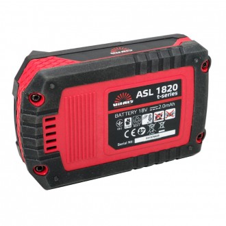 Батарея ASL 1820 t-series Напряжение, В 18 Емкость аккумулятора, Ач 2 . . фото 4
