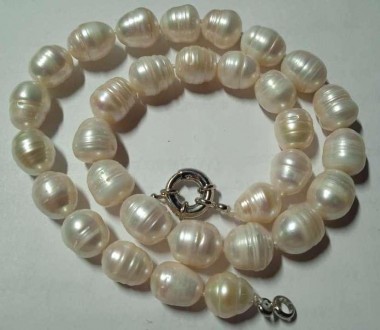 Перли : морські барочні перли ,Індонезія
Клас: AAA
Колір білий
Тип : намисто
Діа. . фото 7