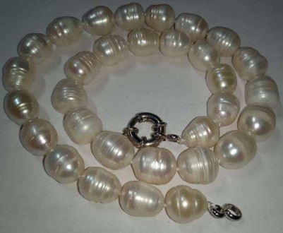 Перли : морські барочні перли ,Індонезія
Клас: AAA
Колір білий
Тип : намисто
Діа. . фото 5