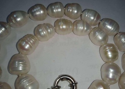 Перли : морські барочні перли ,Індонезія
Клас: AAA
Колір білий
Тип : намисто
Діа. . фото 4