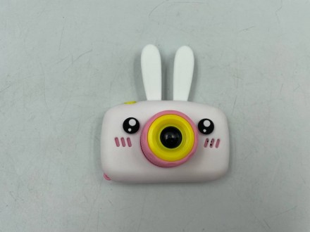 Детский цифровой фотоаппарат XL 500R Зайчик Розовый с белым Детский фотоаппарат . . фото 2