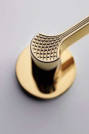 Ручка дверна DND by Martinelli GINKO BILOBA поліроване золото
Італійські ручки D. . фото 3