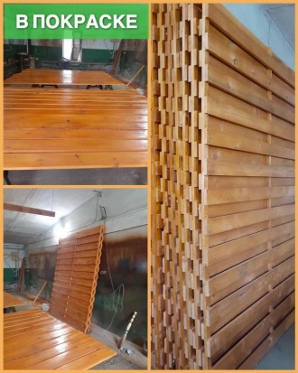 Деревянный забор LNK "Жалюзи" 2000х2000 мм - идеально подойдет для частного дома. . фото 4