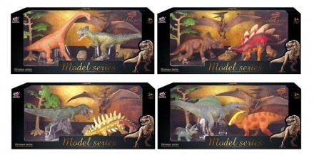 
Набор динозавров, 6 элементов, 4 динозавра, 2 аксессуара, в коробке от 3 лет
 
. . фото 2