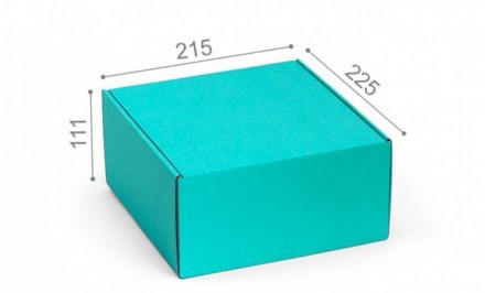 Подарочная коробка мятная 21,5х22,5х11 см
Стильная, прочная коробка подойдет для. . фото 2
